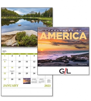 Landscapes of America English - Spiral