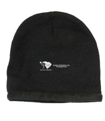 Roll Down Acrylic & Polar Fleece Beanie - Toque