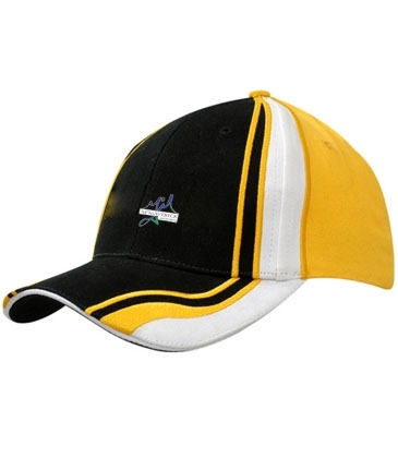 Brushed Heavy Cotton with Crown/Peak Inserts & Embroidery