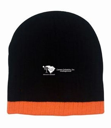 Two Tone Cable Knit Beanie - Toque