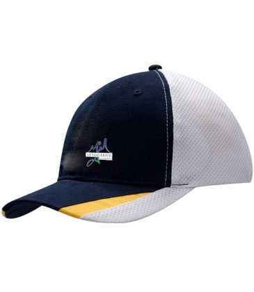 Brushed Heavy Cotton & Mesh with Fabric & Mesh Inserts on Peak