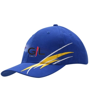 Brushed Heavy Cotton with Strike Embroidery on Crown & Peak