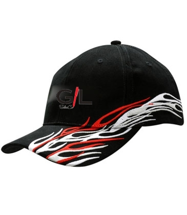 Brushed Heavy Cotton with Peak & Crown Flame Embroidery