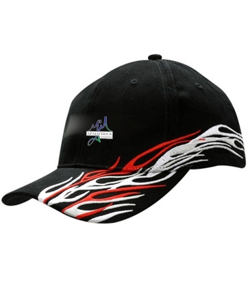 Brushed Heavy Cotton with Peak & Crown Flame Embroidery