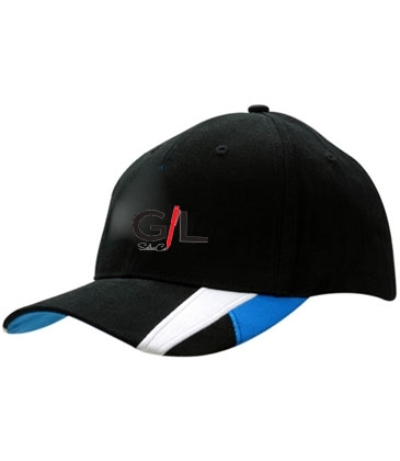 Brushed Heavy Cotton with Peak Inserts/Embroidery