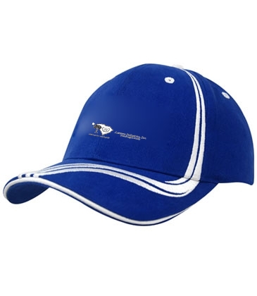 Brushed Heavy Cotton with Waving Stripes on Crown & Peak