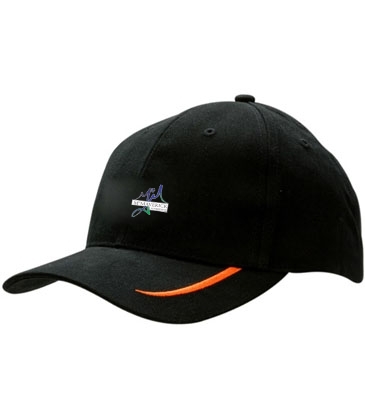 Brushed Heavy Cotton with Peak Embroidered Lines