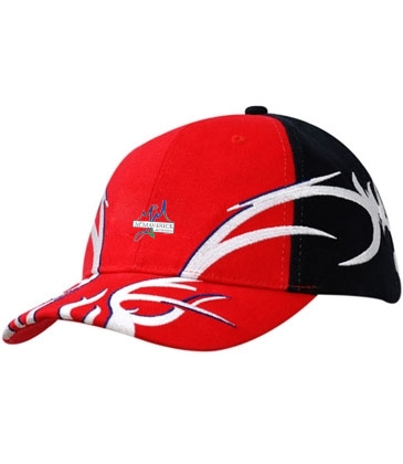 Brushed Heavy Cotton with Flame Embroidery