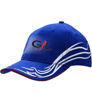 Brushed Heavy Cotton with Sandwich Trim and Embroidered Pattern