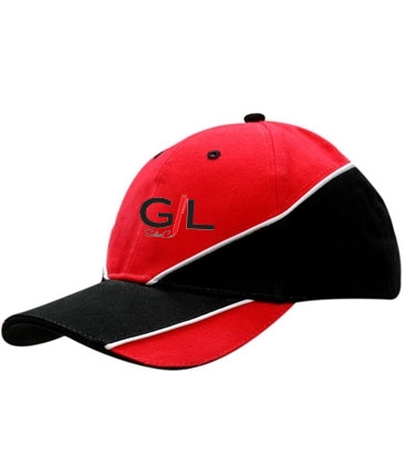 Brushed Heavy Cotton with Fabric Inserts/Piping on Crown & Peak