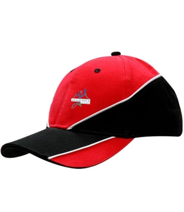 Brushed Heavy Cotton with Fabric Inserts/Piping on Crown & Peak