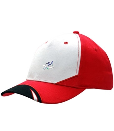 Brushed Heavy Cotton with Crown Inserts & Peak Indent/Embroidery