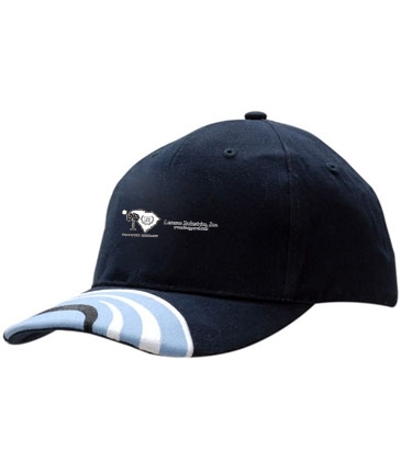 Brushed Heavy Cotton with Peak Insert & Embroided Lines