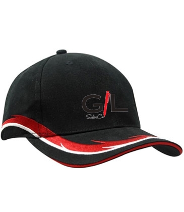 Brushed Heavy Cotton Crown & Peak Embroidery