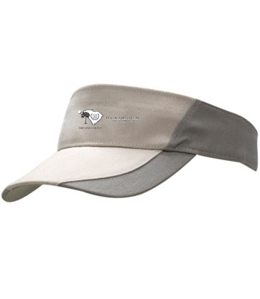 Brushed Heavy Cotton Visor With Peak Inserts