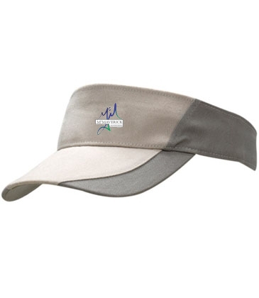 Brushed Heavy Cotton Visor With Peak Inserts