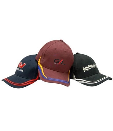 Brushed Heavy Cotton with Crown & Peak Embroidery