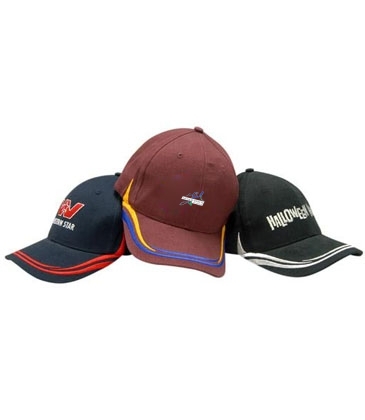 Brushed Heavy Cotton with Crown & Peak Embroidery