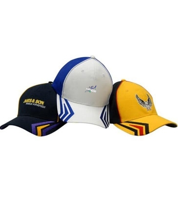 Brushed Heavy Cotton with Crown Piping & Peak Embroidery