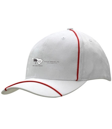 Brushed Heavy Cotton with Piping on Crown & Peak