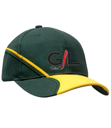 Brushed Heavy Cotton with Crown & Peak Embroidery & Peak Insert