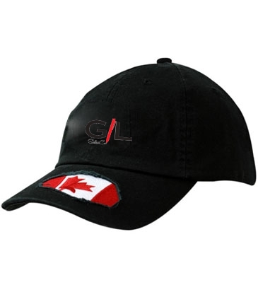 Washed Chino Twill With Frayed Applique On Peak