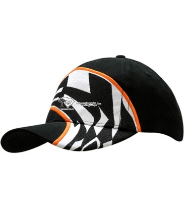 Brushed Heavy Cotton with Swoosh Check Embroidery