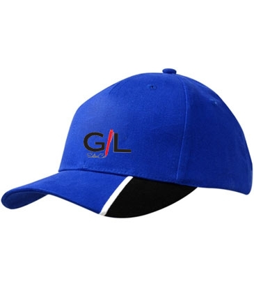 Brushed Heavy Cotton with Peak Inserts & Embroidery