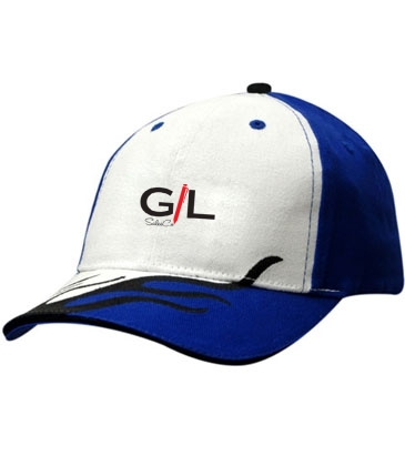 Brushed Heavy Cotton with Sandwich Trim & Flame Embroidery