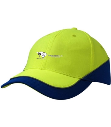 Luminescent Safety Cap with Inserts/Reflective Piping
