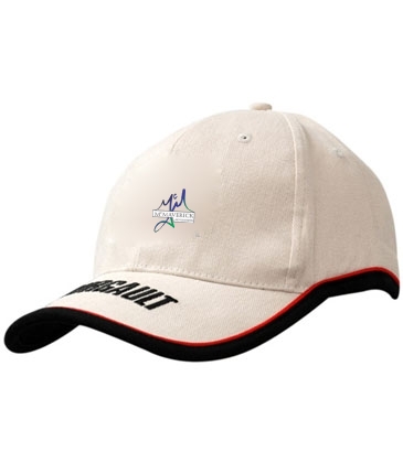 Brushed Heavy Cotton with Crown & Peak Trim & Piping