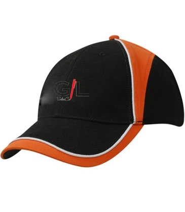 Brushed Heavy Cotton with Crown/Peak Inserts & Piping