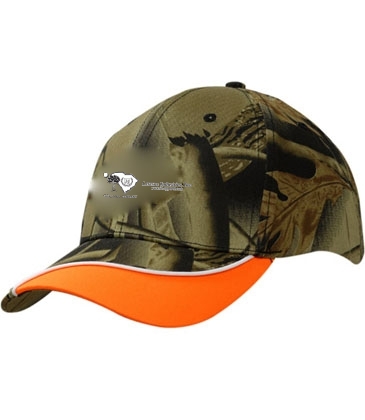 Leaf Camouflage with Peak Indent & Piping