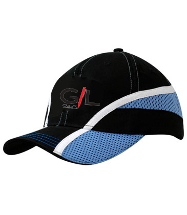 Brushed Cotton w/ Mesh Inserts & Fabric Stripes
