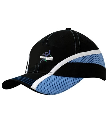 Brushed Cotton w/ Mesh Inserts & Fabric Stripes