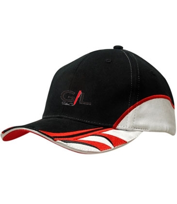 Brushed Heavy Cotton with Sandwich Trim and Crown/Peak