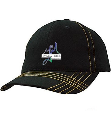 Brushed Heavy Cotton with Contrast Cross Stitching On Peak