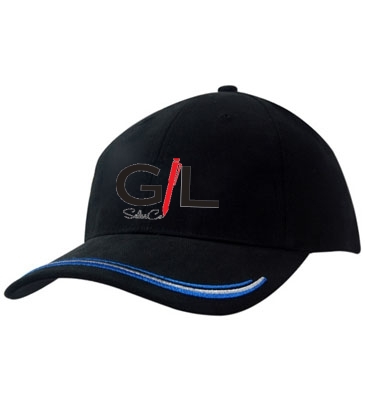 Brushed Heavy Cotton with Peak Embroidered Lines