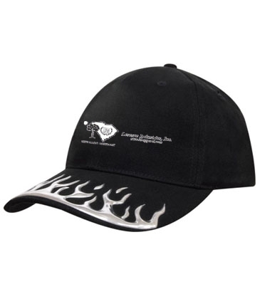 Brushed Heavy Cotton With Liquid Metal Flame