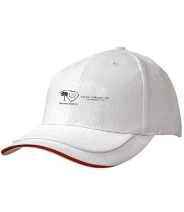 Brushed Heavy Cotton with Sandwich Trim & Piping on Peak