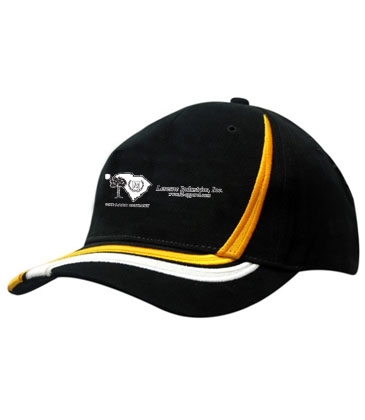 Brushed Heavy Cotton with Crown & Peak Inserts/Embroidery
