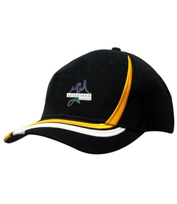 Brushed Heavy Cotton with Crown & Peak Inserts/Embroidery