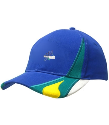 Brushed Heavy Cotton with Crown & Peak Inserts/Embroidery