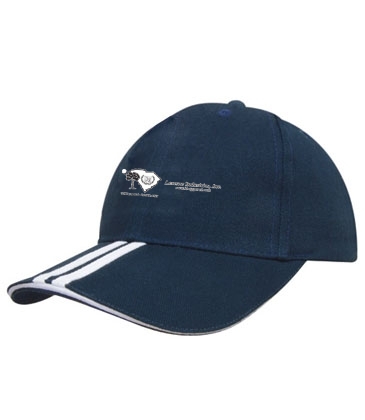 Brushed Heavy Cotton with Two Striped Peak and Sandwich