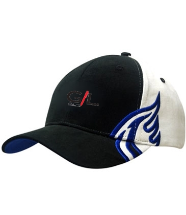 Brushed Heavy Cotton with Wing Embroidery on Crown & Peak