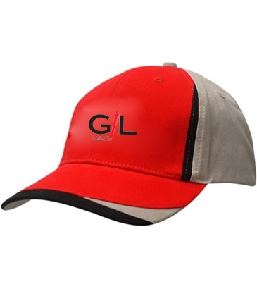 Brushed Heavy Cotton with Fabric Inserts on Crown & Peak