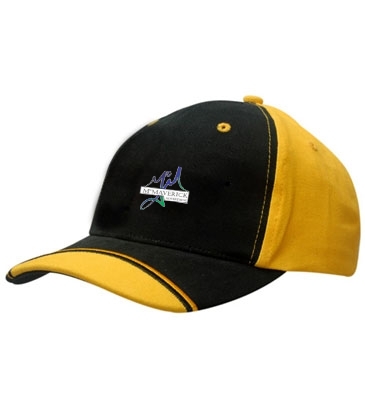 Brushed Heavy Cotton with Peak Indent & Embroidery