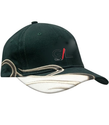 Brushed Heavy Cotton with Swirl Embroidery