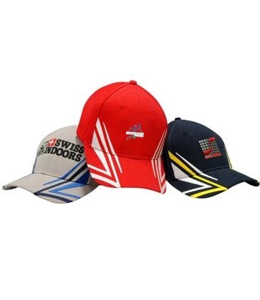 Brushed Heavy Cotton with Peak & Crown Strike Embroidery