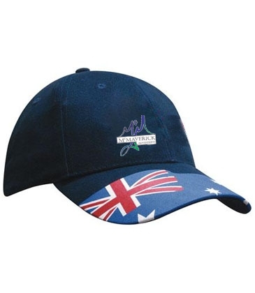 Brushed Cotton Waving Flag Cap